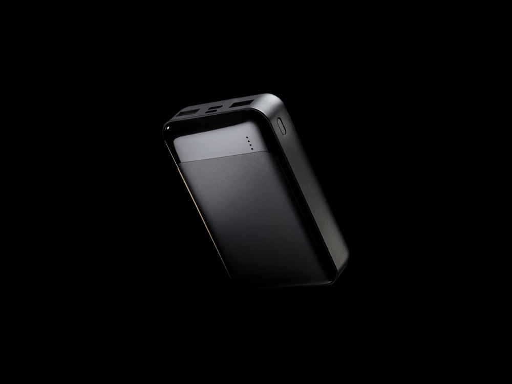 RCS standaard recycled plastic 10.000 mAh powerbank