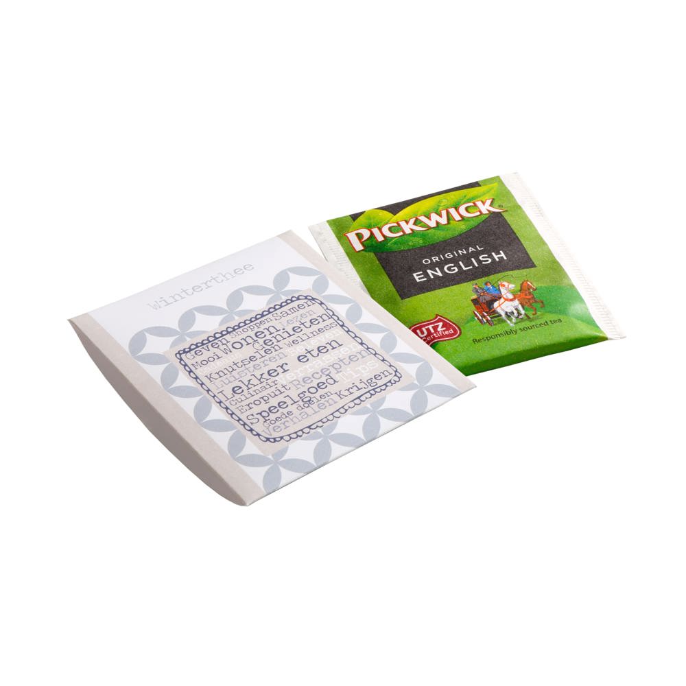 Sachet thee in een envelopje - kopen of bedrukken