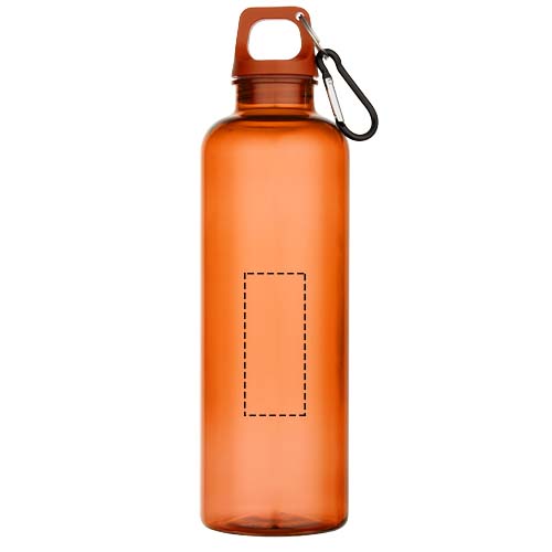 Oregon 750 ml waterfles van RCS-gecertificeerd gerecycled plastic met karabijnhaak