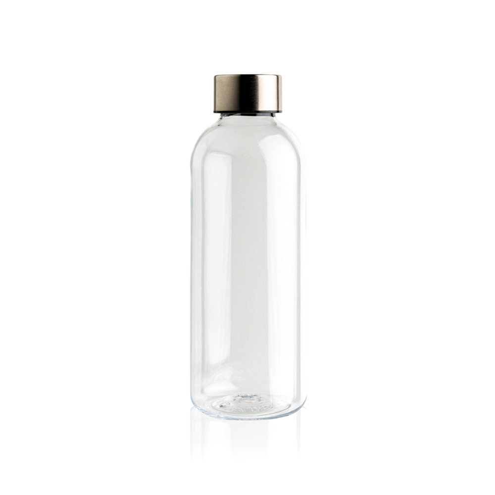 Lekvrije waterfles met metallic dop - kopen of bedrukken - transparant (± PMS Transparent)