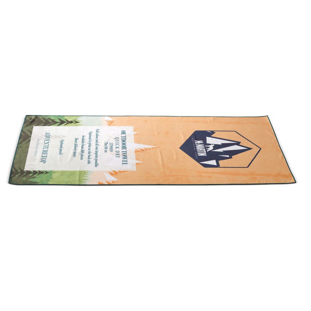 Sneldrogende outdoor handdoek met custom print - kopen of bedrukken
