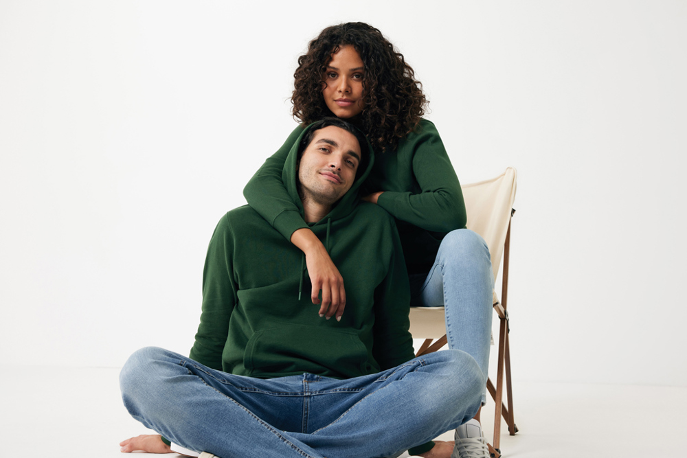 IQONIQ Rila lichtgewicht gerecycled katoen hoodie
