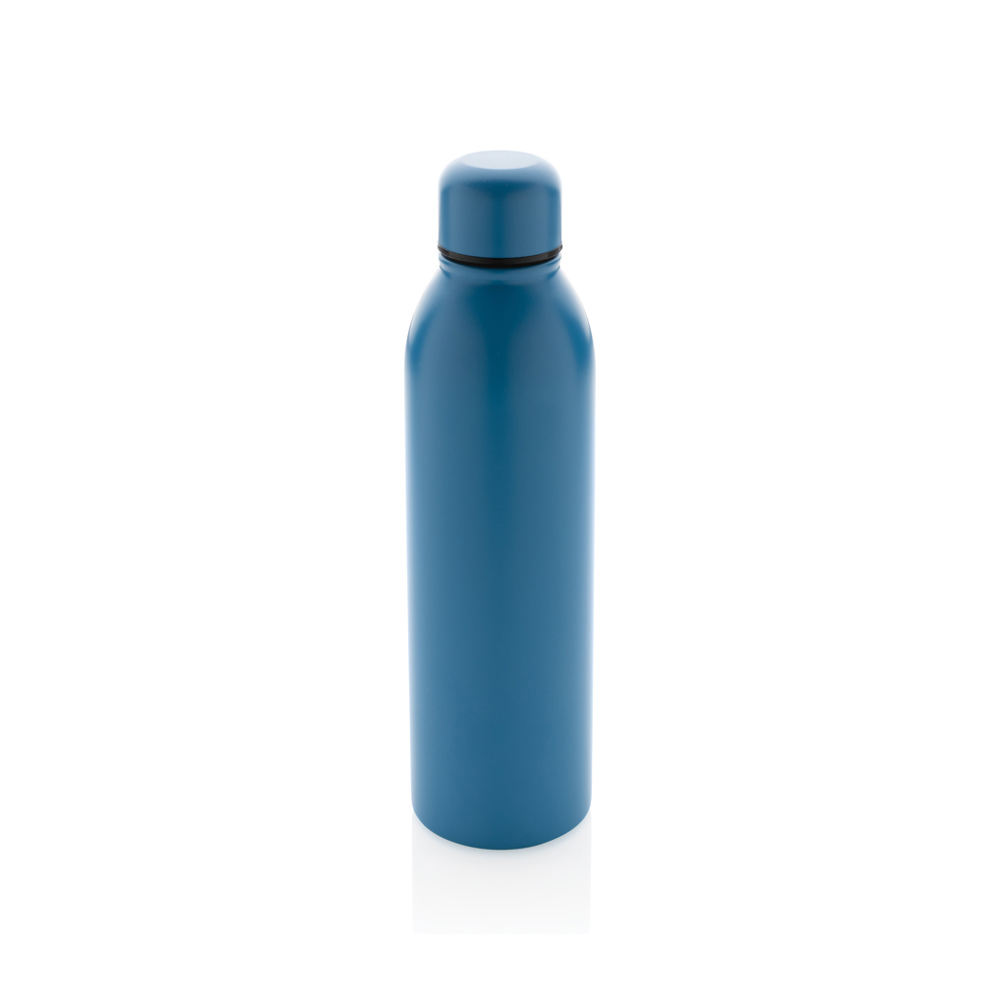 RCS gerecycled roestvrijstalen vacuümfles 500ML - kopen of bedrukken - blauw (± PMS 2160C)