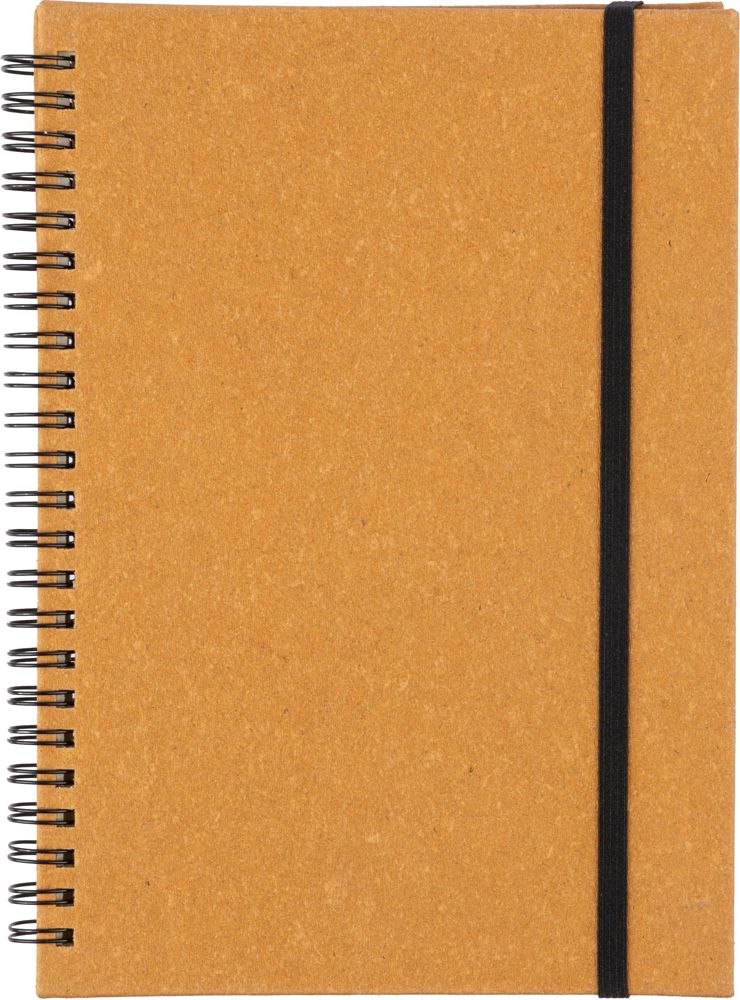 Gerecycled leren notitieboek A5 Egon - kopen of bedrukken