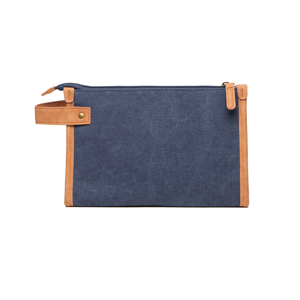 VINGA Bosler GRS toilettas - kopen of bedrukken - donkerblauw (± PMS 2379)