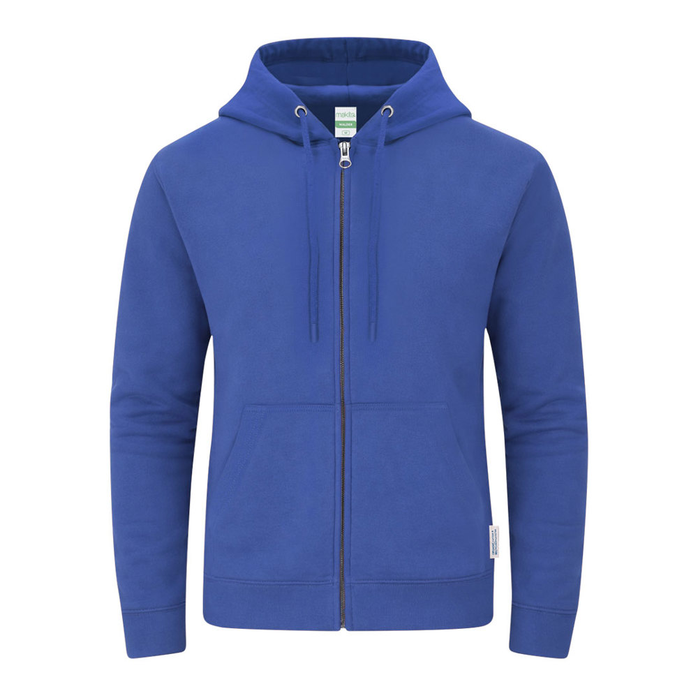 Volwassene Hooded + Rits Sweatshirt Walder - kopen of bedrukken - AZUL