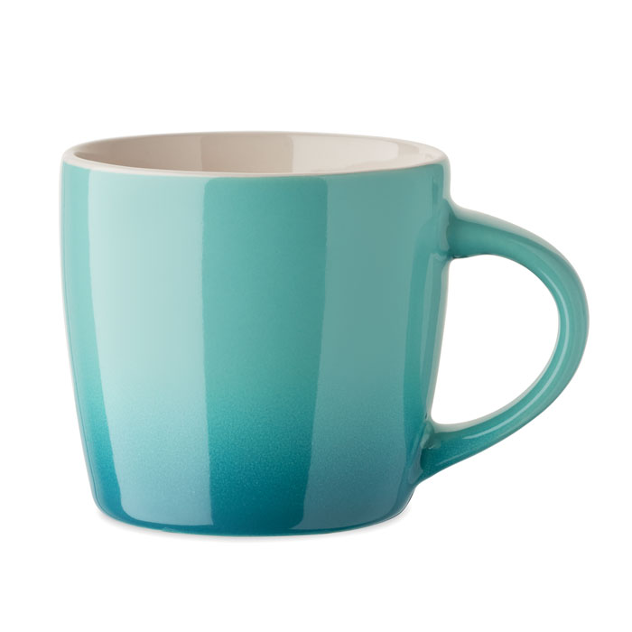 PEZE - Keramische mok 300ml - kopen of bedrukken - Turquoise