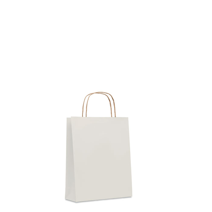 PAPER TONE S - Kleine papieren geschenktas - kopen of bedrukken - Wit