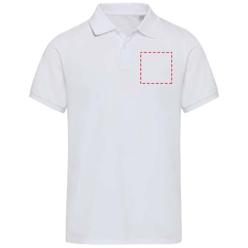 Beryl 220 g/m² unisex OCS gecertificeerde organische gerecyclede polo met korte mouwen