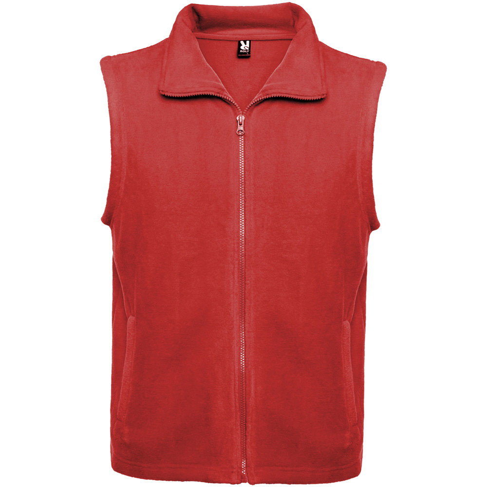 Bellagio unisex fleece bodywarmer - voor bedrijven en relatiegeschenken - rood