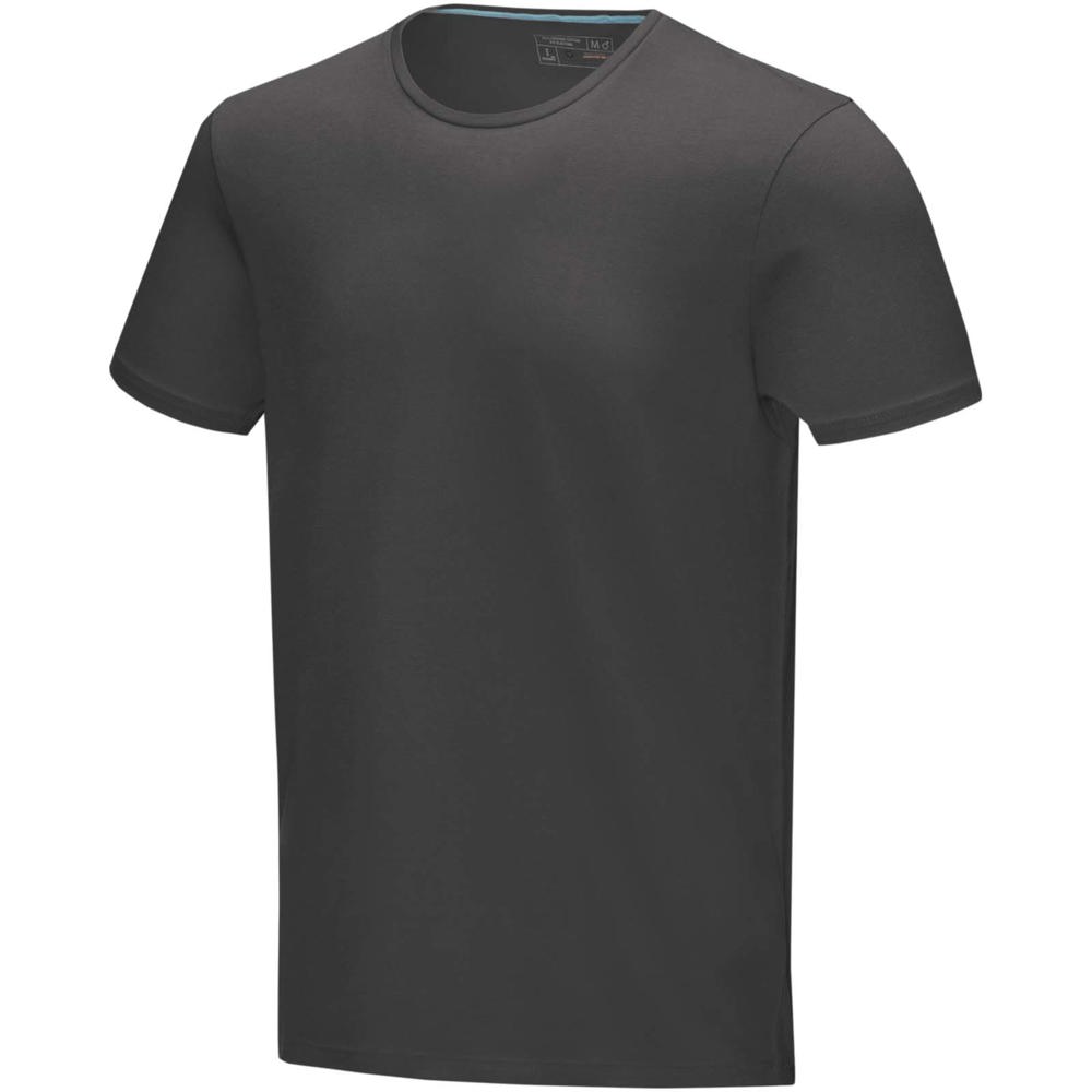 Balfour biologisch heren t-shirt met korte mouwen - bedrukt of onbedrukt verkrijgbaar - Stormgrijs