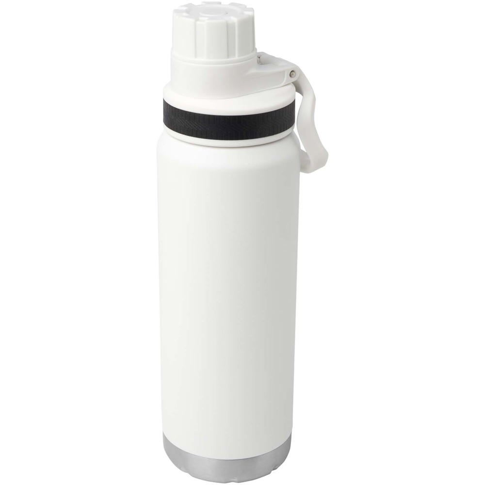 Fortis 700 ml RCS-gecertificeerde waterfles van gerecycled roestvrij staal met koperen vacuümisolatie - Wit