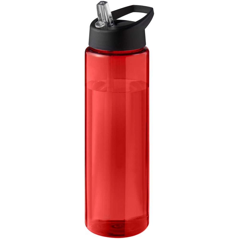 H2O Active® Eco Vibe 850 ml drinkfles met tuitdeksel - met logo of onbedrukt bestellen - Rood, Zwart