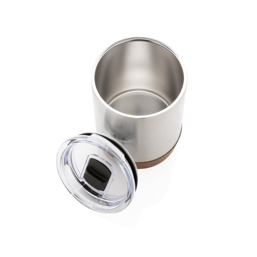 RCS gerecycled roestvrijstalen koffiebeker met kurk