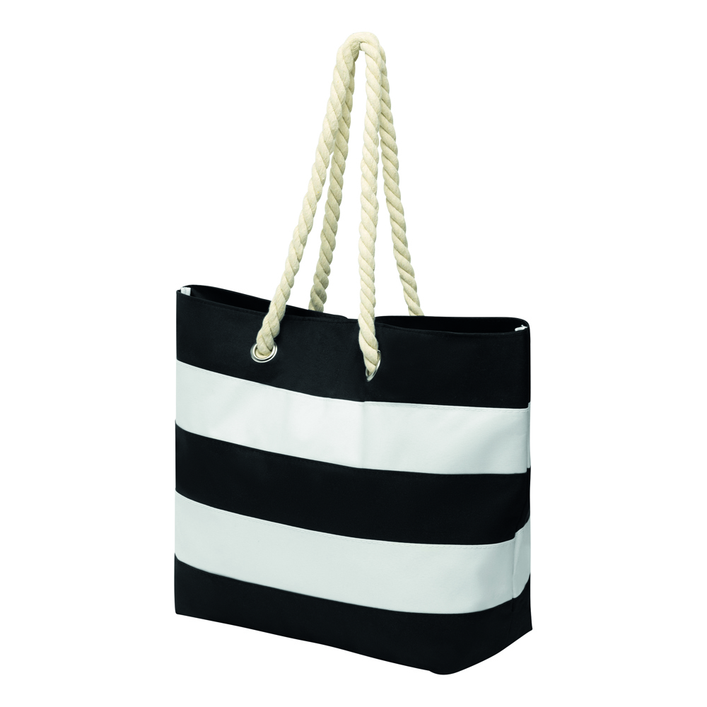 SYLT - Strandtas van 300D polyester - kopen of bedrukken - Wit, Zwart