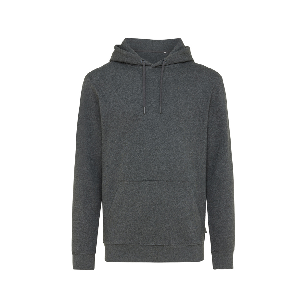IQONIQ Torres gerecycled katoen hoodie ongeverfd - kopen of bedrukken - heather anthracite (± PMS heather anthracite)