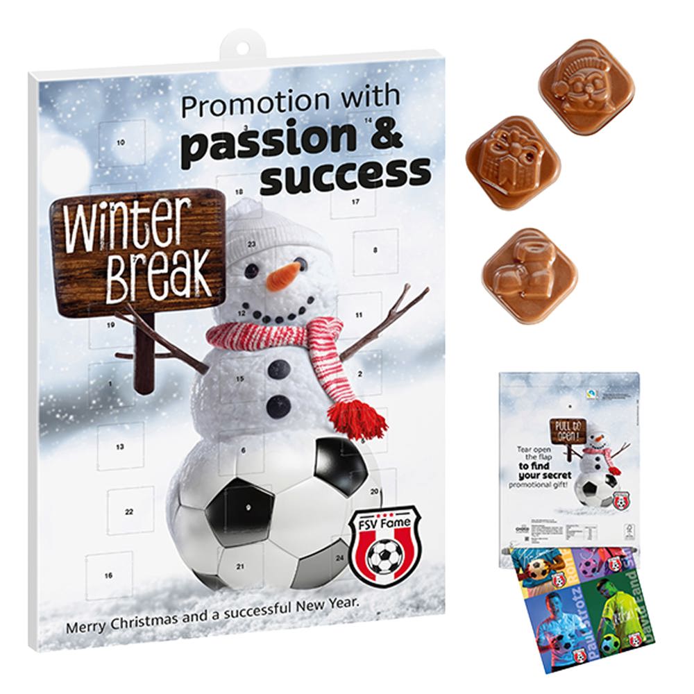 Wand-adventskalender insert - met logo of onbedrukt bestellen