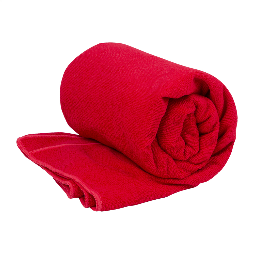 Gains - absorberende handdoek - met logo of onbedrukt bestellen - Rood
