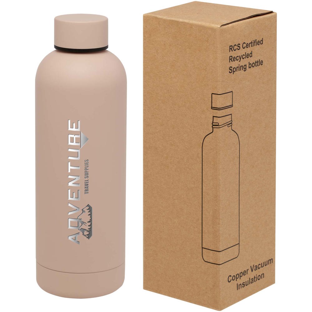 Spring 500 ml RCS-gecertificeerde gerecyclede roestvrijstalen koperen vacuümgeïsoleerde fles