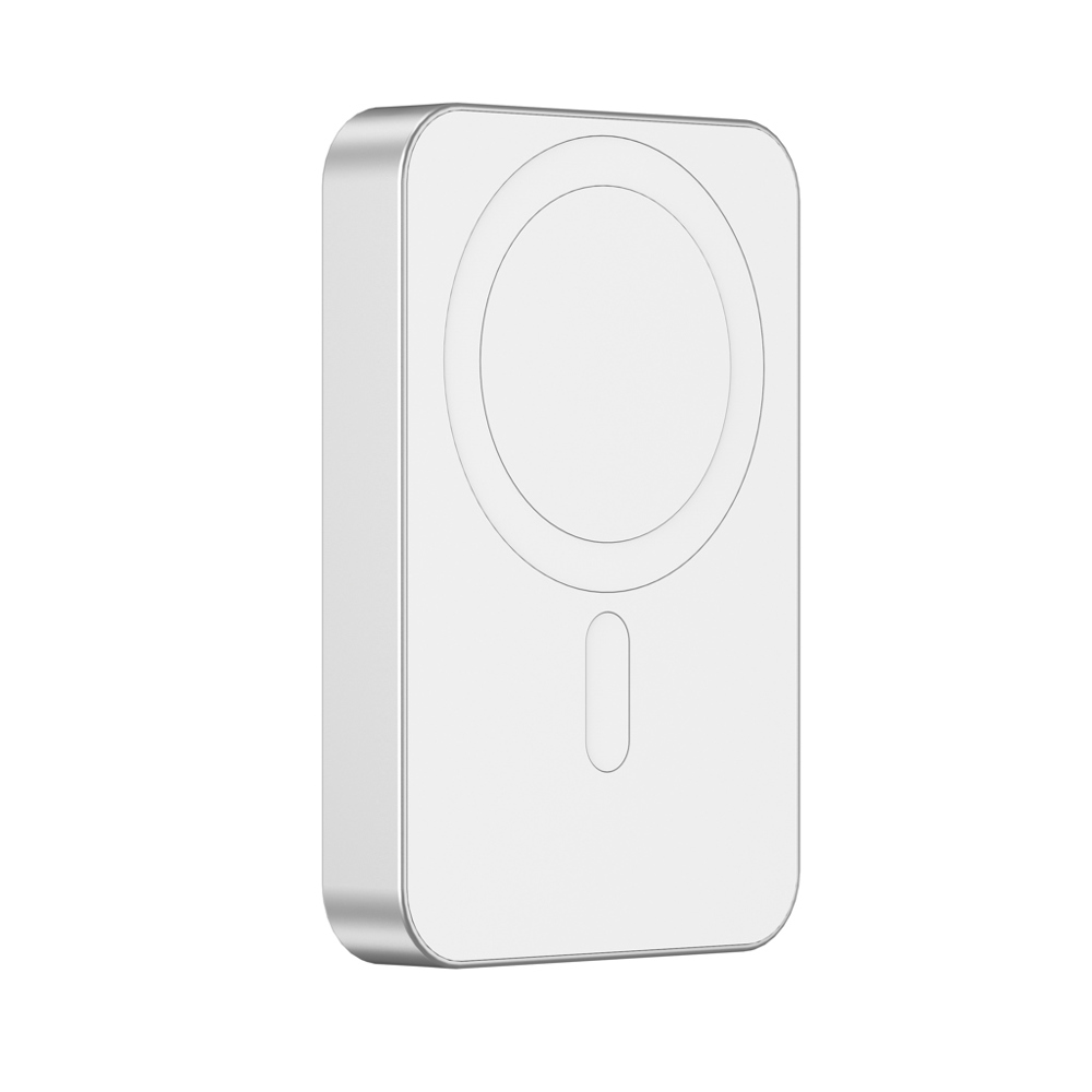 Urban Vitamin Compton RCS rplastic/alu 10.00 powerbank - voor bedrijven en relatiegeschenken - zilver (± PMS 428)