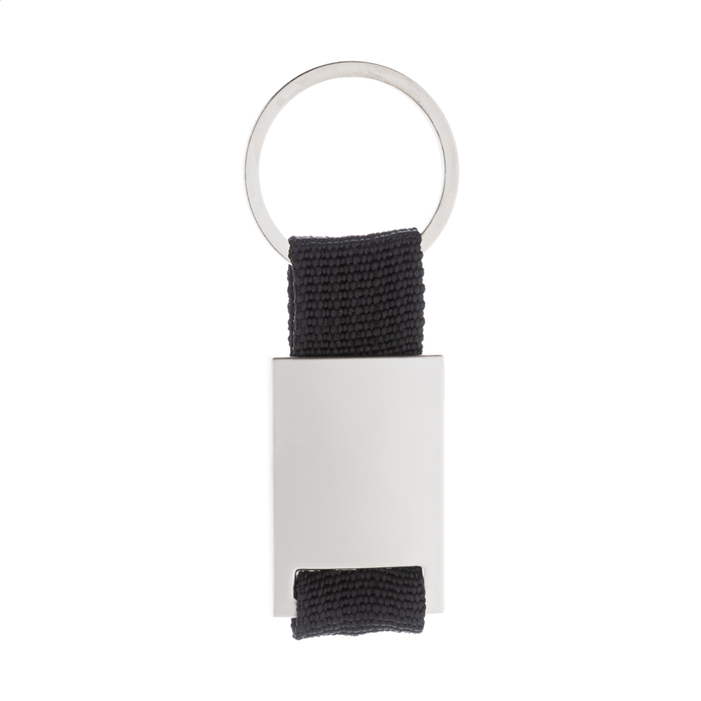 Poxil - sleutelhanger - met logo of onbedrukt bestellen - zwart/zilver