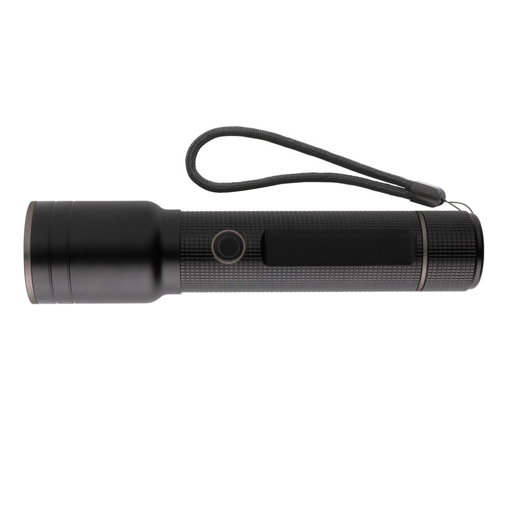 RCS gerecycled aluminium heavy duty USB-oplaadbare zaklamp - kopen of bedrukken