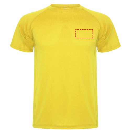 Montecarlo 150 g/m² sportshirt met korte mouwen voor kinderen