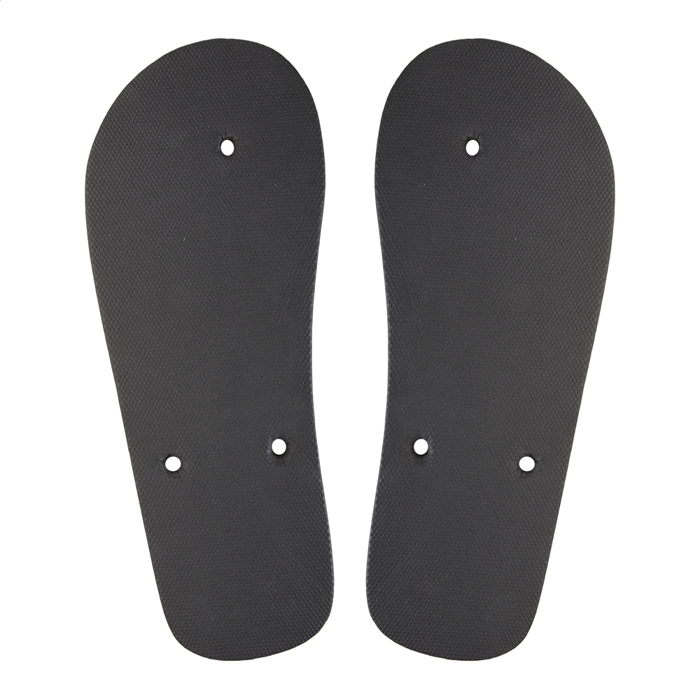 CreaPlaya - custom made strand slippers - kopen of bedrukken - 36-38-zwart (A)