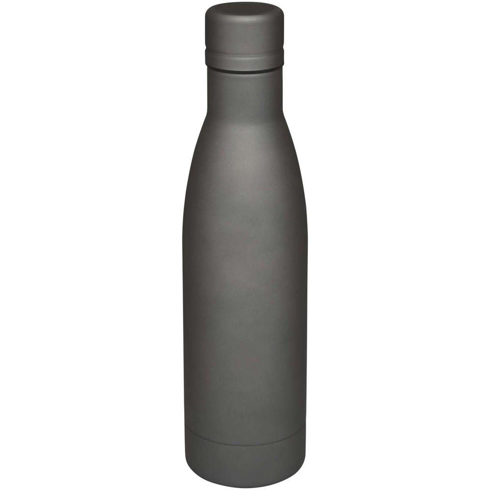 Vasa 500 ml koper vacuüm geïsoleerde fles - met logo of onbedrukt bestellen - Mat grijs