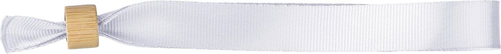 rPET (300D) polsbandjeTarian - met logo of onbedrukt bestellen - Wit