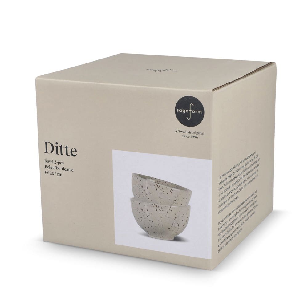 Sagaform Ditte Keramische Kommenset 12cm