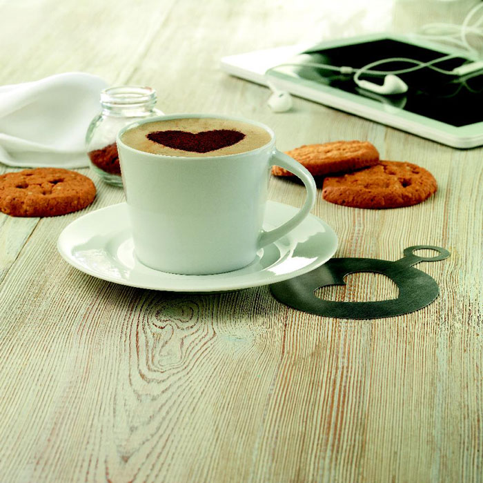 PARIS - Cappuccino kop en schotel - bedrukt of onbedrukt verkrijgbaar