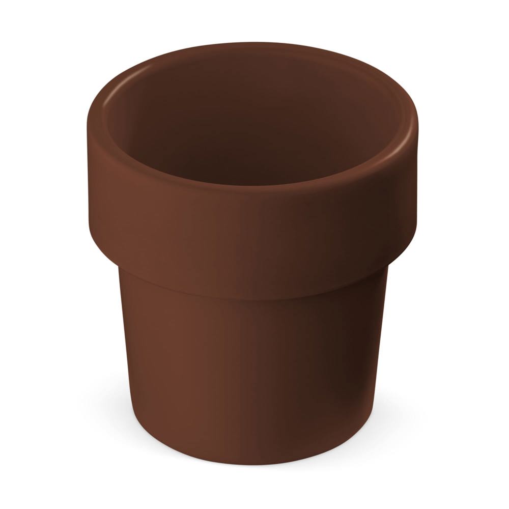 Hot-but-cool beker met aardbeien zaadjes - met logo of onbedrukt bestellen - Bruin