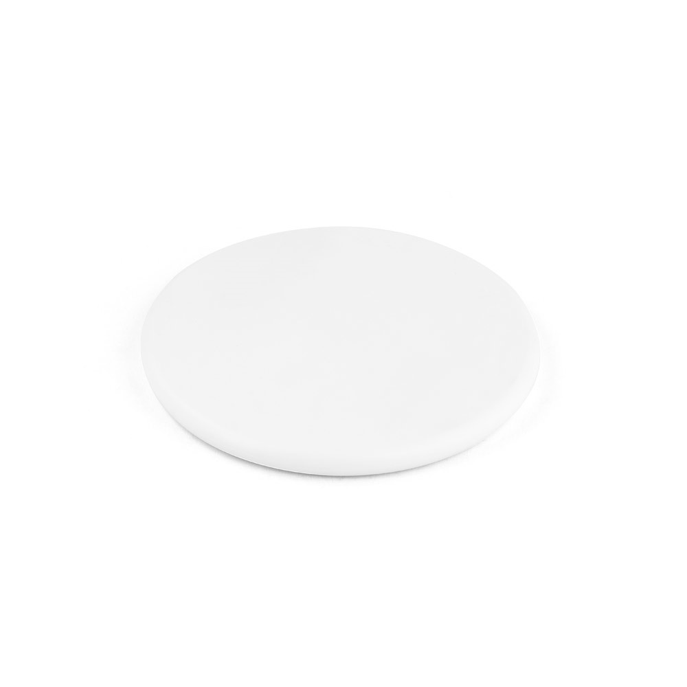 SOVERY. Snelle 10W draadloze oplader in gerecycled ABS (100% rABS) - met logo of onbedrukt bestellen - Wit