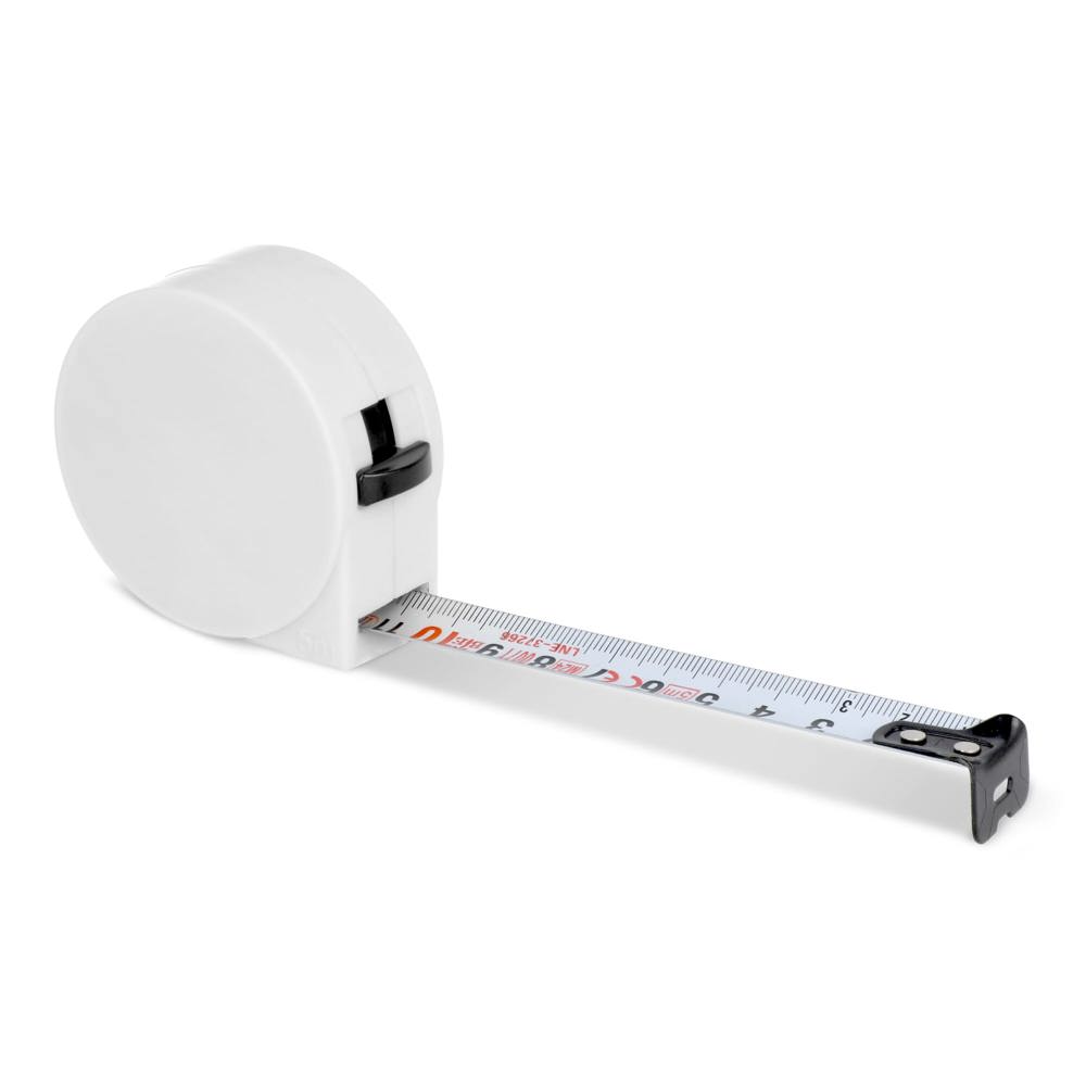DimensionPro Rolmaat 5 meter - voor bedrijven en relatiegeschenken - Wit