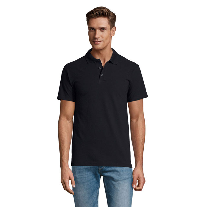 SPRING II - SPRING II HEREN Polo 210g - met logo of onbedrukt bestellen - Marine