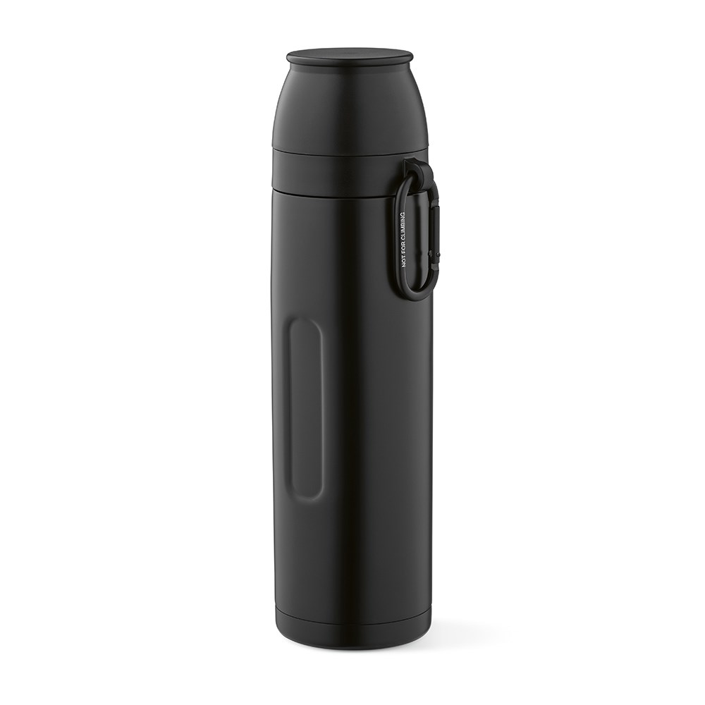 Flinders thermosfles gerecycled roestvrij staal 1080 ml - Zwart