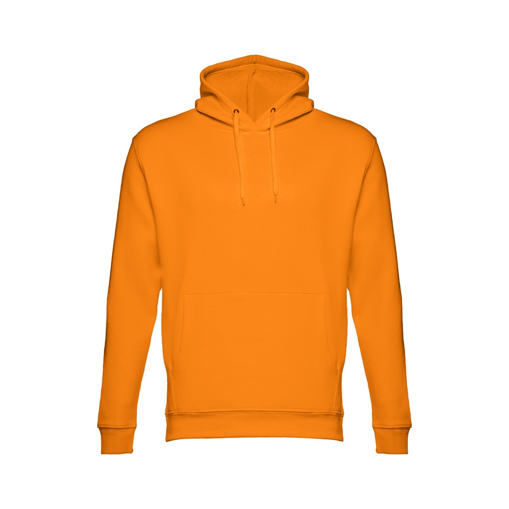 THC PHOENIX. Sweater (unisex) met capuchon in katoen en polyester - met logo of onbedrukt bestellen - Oranje