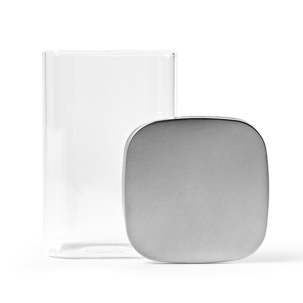 Delacroix 1200 canister Borosilicaatglas 1270 ml - Transparant