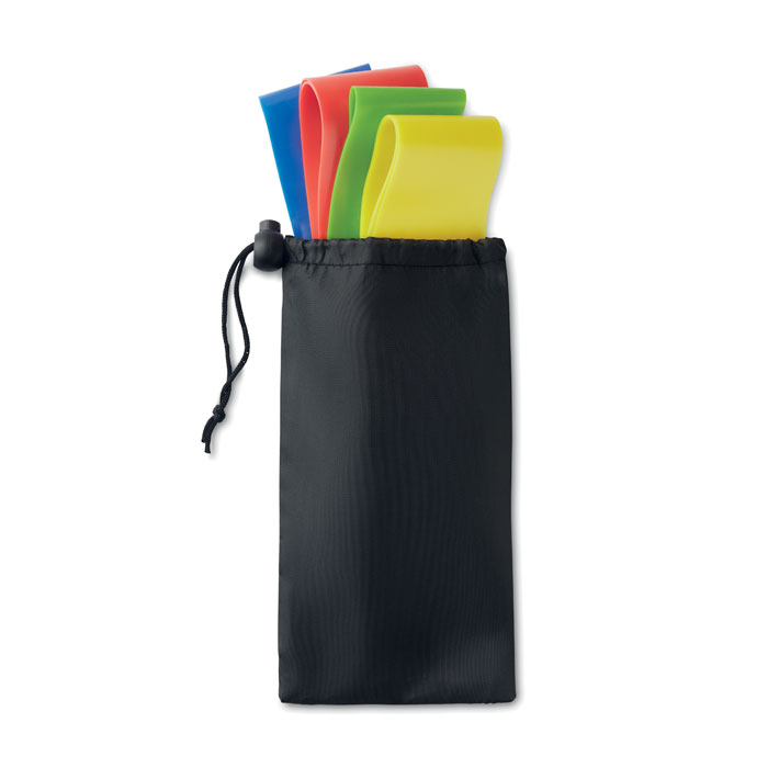 FITBAND - Set van 4 fitnessbanden - voor bedrijven en relatiegeschenken
