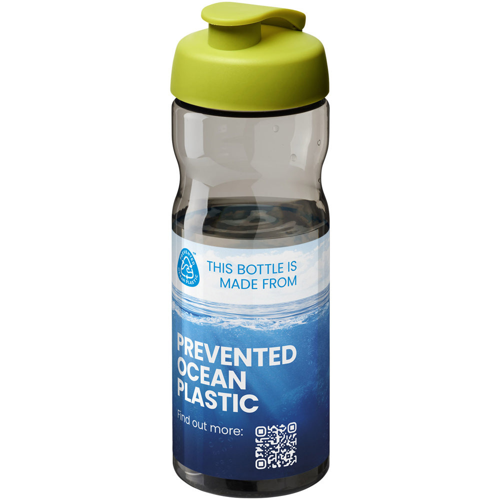 H2O Active® Eco Base drinkfles van 650 ml met klapdeksel