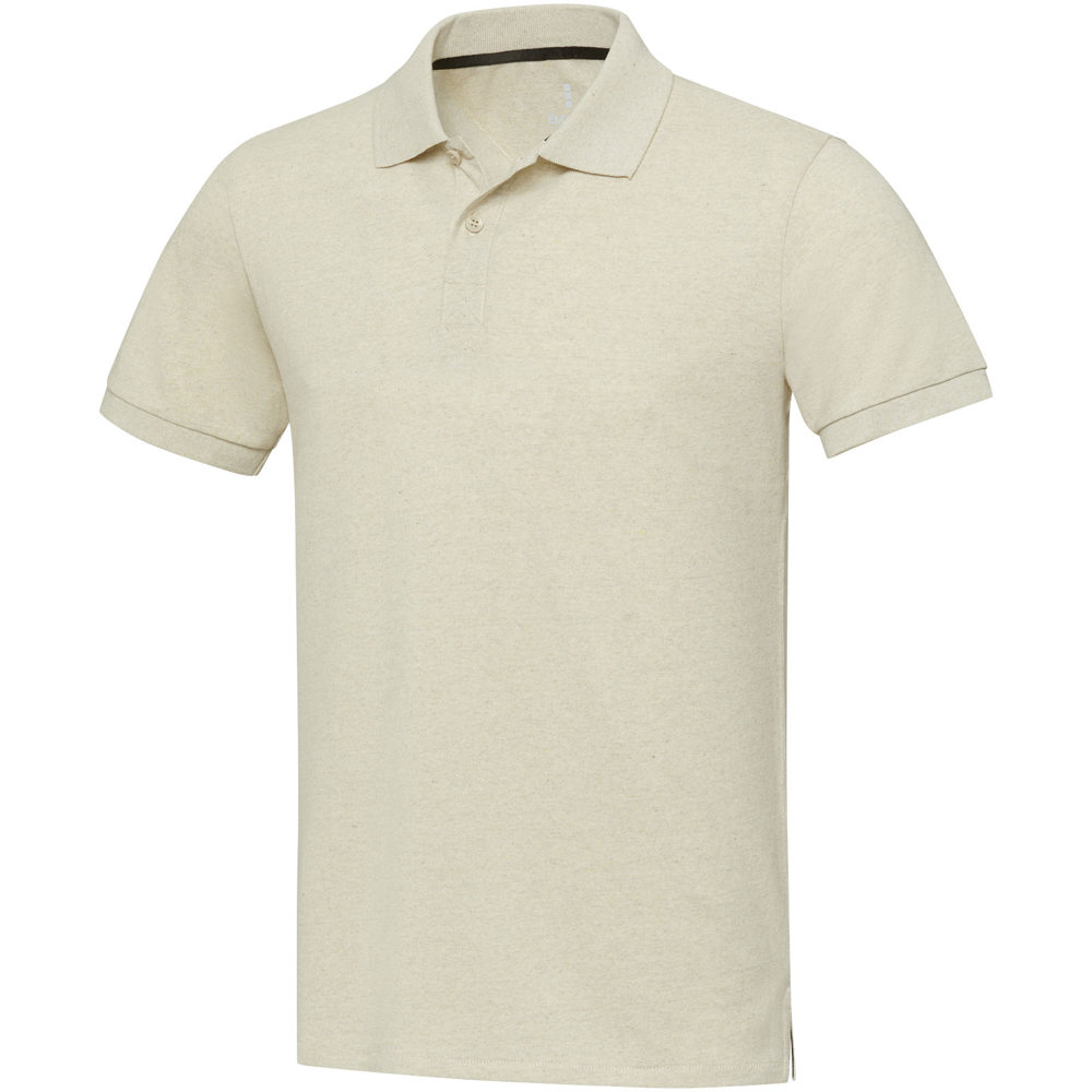 Emerald unisex Aware™ gerecyclede polo met korte mouwen - bedrukt of onbedrukt verkrijgbaar - Havermout