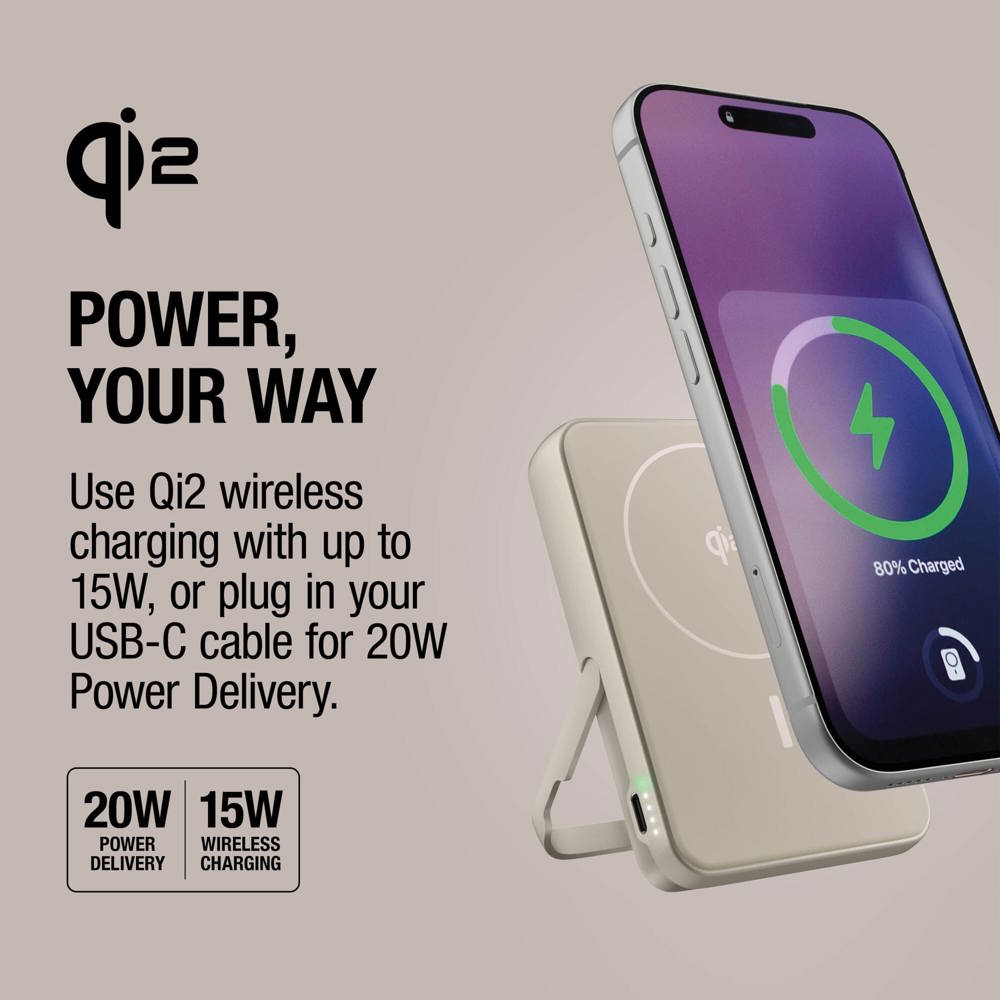 Fresh 'n Rebel Draadloze Powerbank 10000mAh Geschikt voor MagSafe 