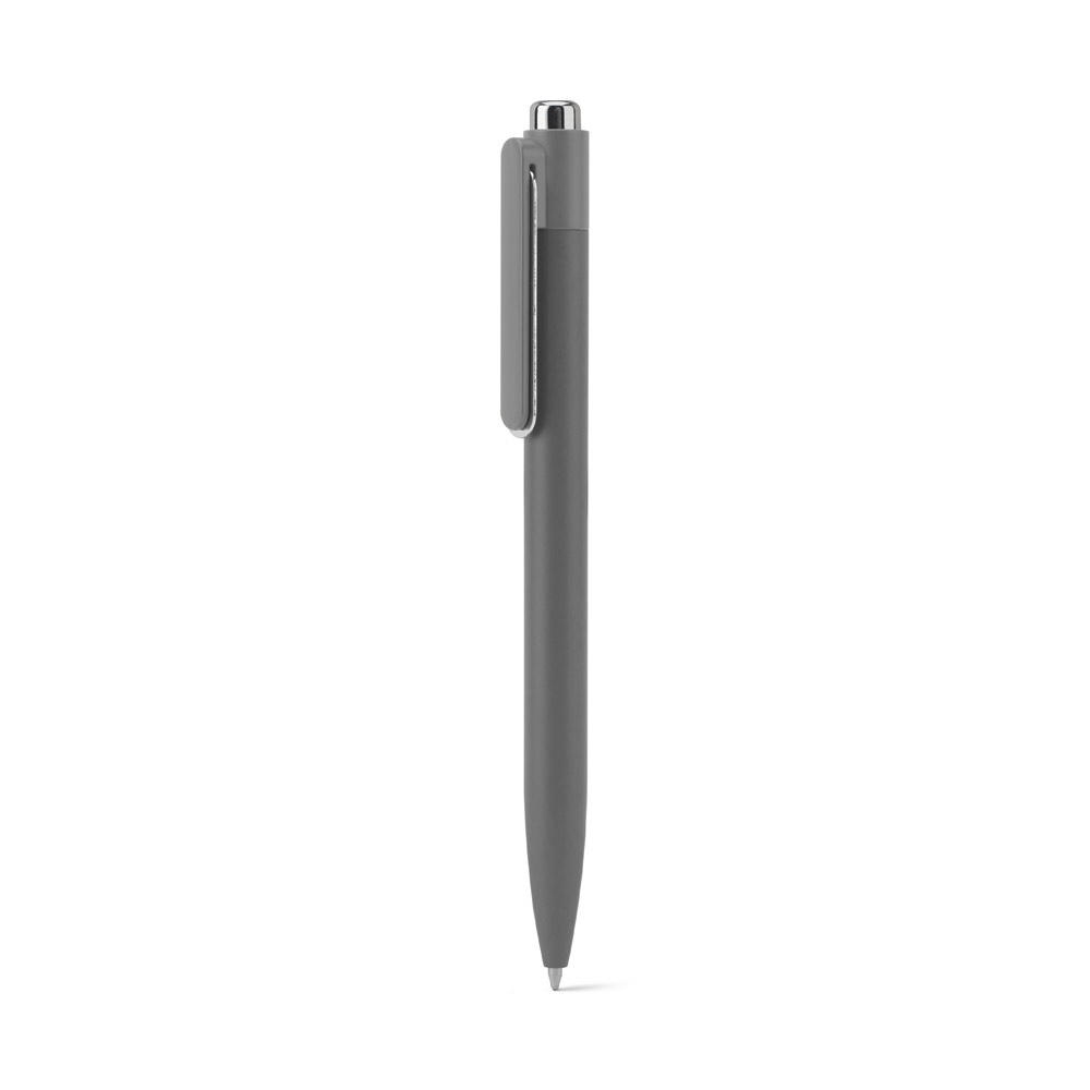 KYLIE. Aluminium balpen (94% gerecycled) met innovatieve clip - met logo of onbedrukt bestellen - Licht grijs