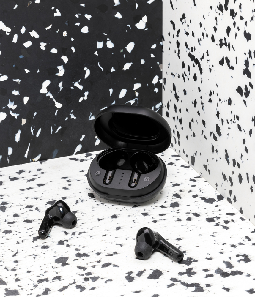 RCS standaard recycled plastic TWS oordoppen