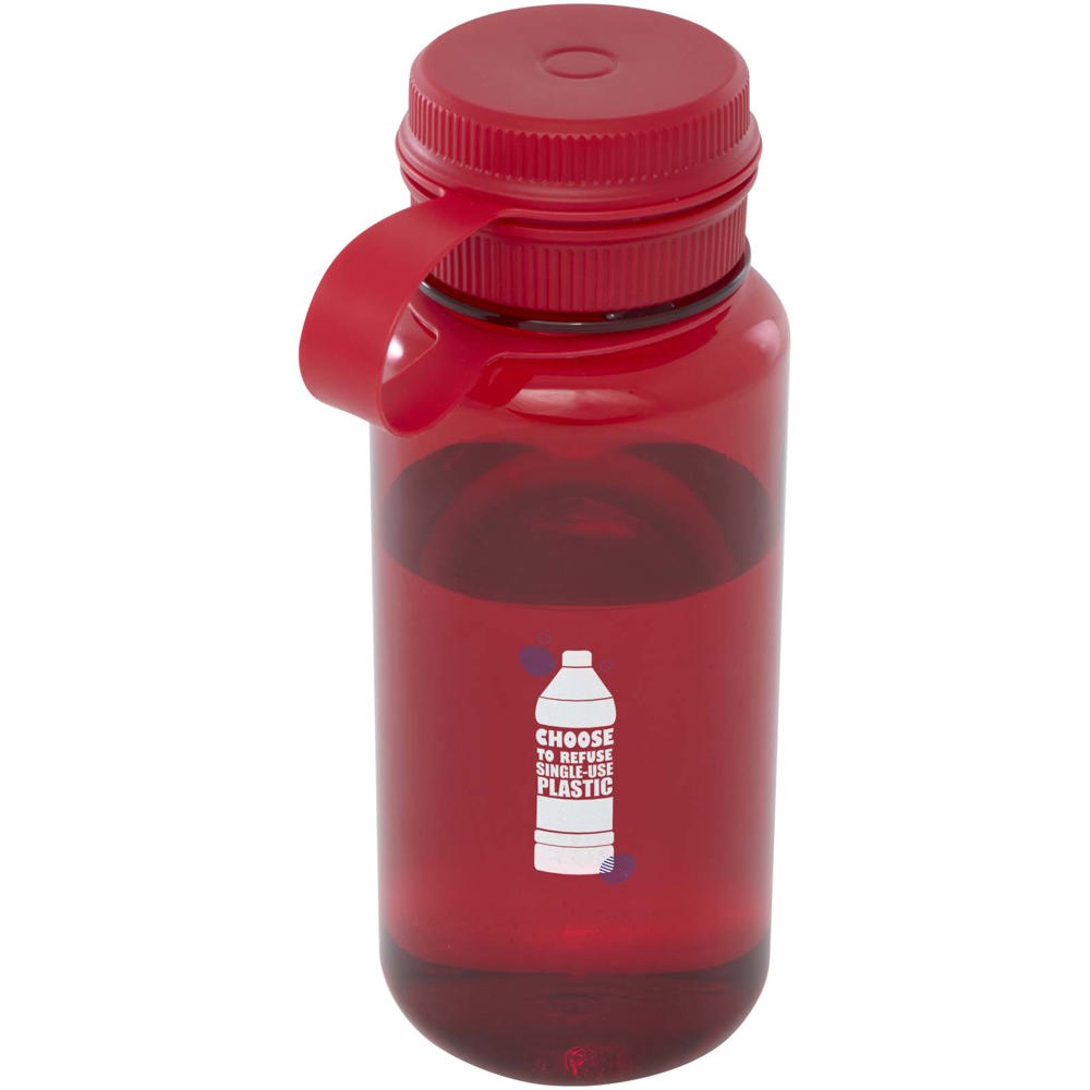 Ryder 900 ml RCS gecertificeerde RPET sportfles met multifunctioneel deksel 