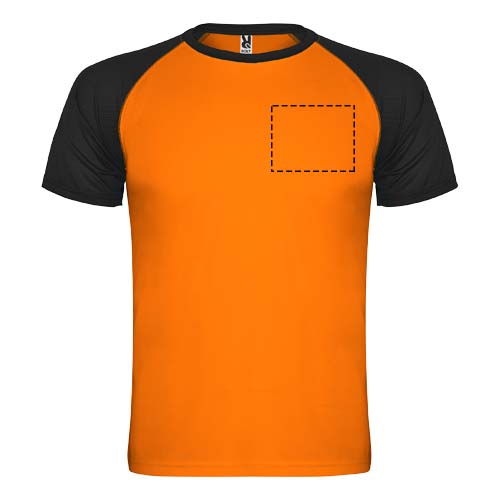 Indianapolis 140 g/m² sportshirt met korte mouwen voor kinderen