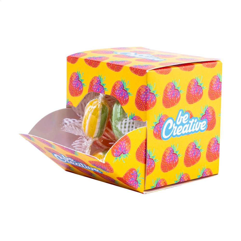 CreaCandy Cube - custon made snoep dispenser - met logo of onbedrukt bestellen