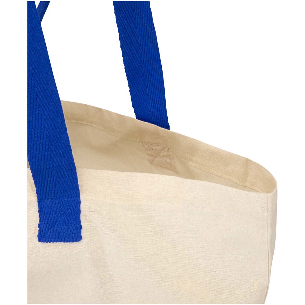 Sierra 140 g/m² GRS gerecycleerde opvouwbare katoenen draagtas 12L