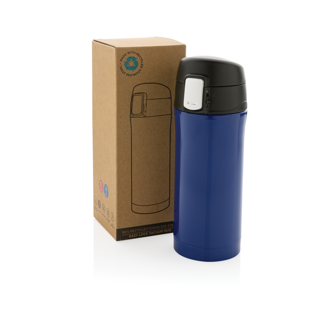 RCS gerecycled roestvrijstalen easy lock lekvrije vacuüm mok